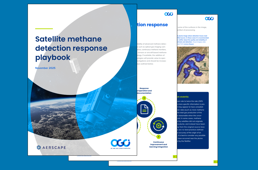 OGCI’s Satellite Methane Detection Response Playbook